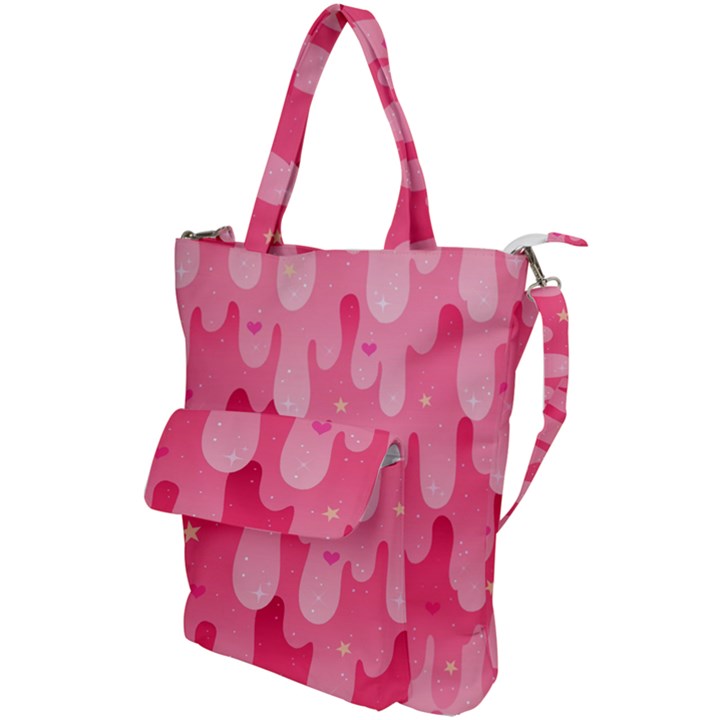 Rose slime  Shoulder Tote Bag