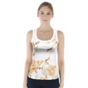 Birds and flowers  Racer Back Sports Top View1