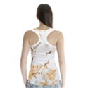 Birds and flowers  Racer Back Sports Top View2