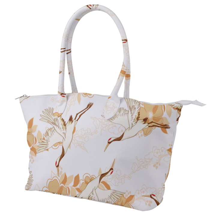 Birds and flowers  Canvas Shoulder Bag