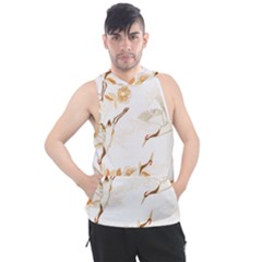 Birds And Flowers  Men s Sleeveless Hoodie by Sobalvarro