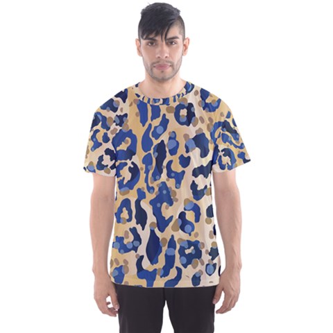 Leopard Skin  Men s Sport Mesh Tee by Sobalvarro