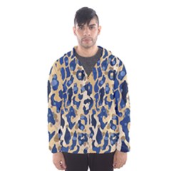 Leopard Skin  Men s Hooded Windbreaker by Sobalvarro