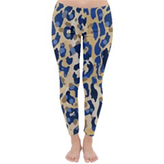 Leopard Skin  Classic Winter Leggings by Sobalvarro