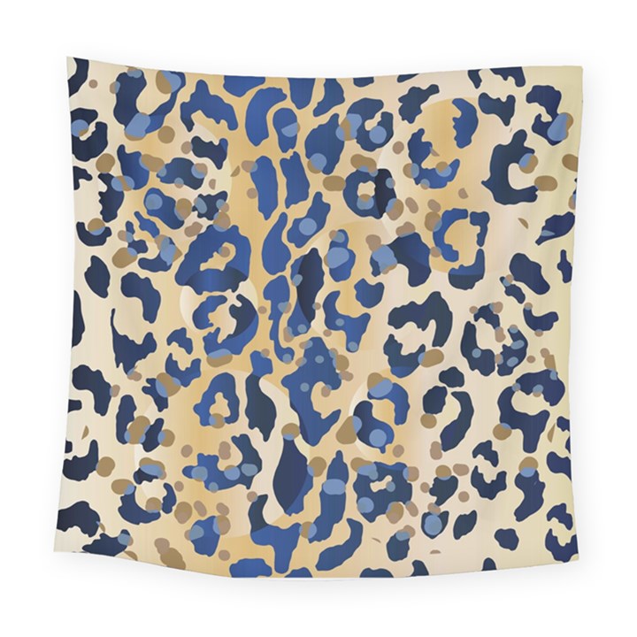 Leopard skin  Square Tapestry (Large)