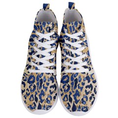 Leopard Skin  Men s Lightweight High Top Sneakers by Sobalvarro