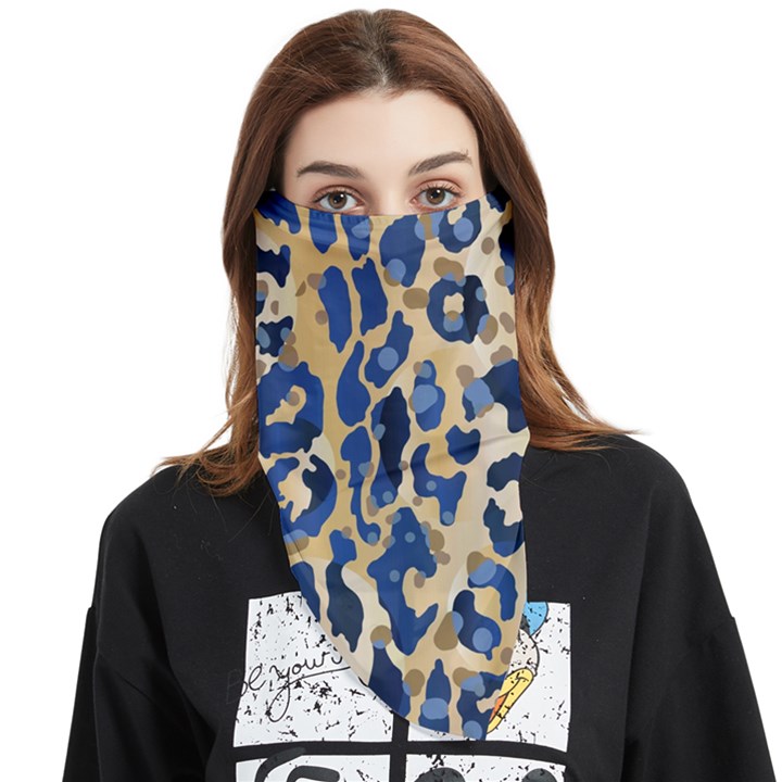 Leopard skin  Face Covering Bandana (Triangle)