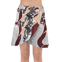 Bama Mermaid Wrap Front Skirt by CKArtCreations