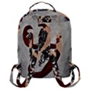 Bama Mermaid Flap Pocket Backpack (Large) View3