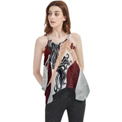 Bama Mermaid Flowy Camisole Tank Top