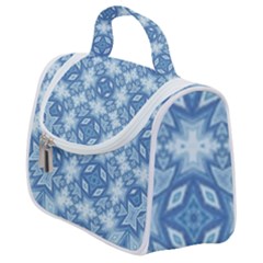 Blue Pattern Satchel Handbag by Dazzleway