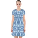 Blue pattern Adorable in Chiffon Dress View1