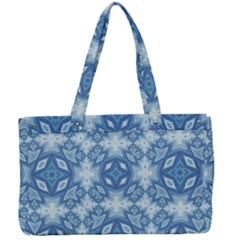 Blue Pattern Canvas Work Bag by Dazzleway