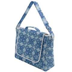 Blue Pattern Box Up Messenger Bag