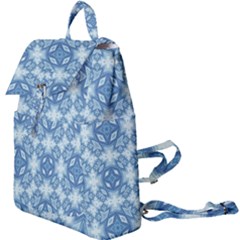 Blue Pattern Buckle Everyday Backpack by Dazzleway