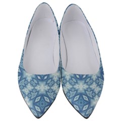 Blue Pattern Women s Low Heels by Dazzleway