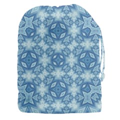 Blue Pattern Drawstring Pouch (3xl) by Dazzleway