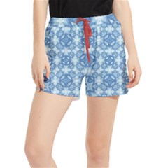 Blue Pattern Runner Shorts by Dazzleway