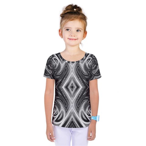 Black And White Kids  One Piece Tee by Dazzleway