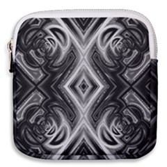 Black And White Mini Square Pouch by Dazzleway