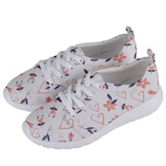 Flowers And Hearts Women s Lightweight Sports Shoes