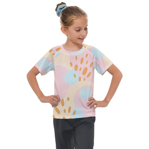 Girly Kids  Mesh Piece Tee by Sobalvarro