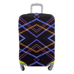 Intersecting Diamonds Motif Print Pattern Luggage Cover (small) by dflcprintsclothing