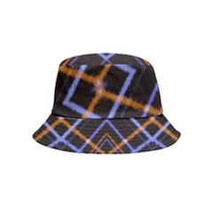 Intersecting Diamonds Motif Print Pattern Bucket Hat (kids) by dflcprintsclothing