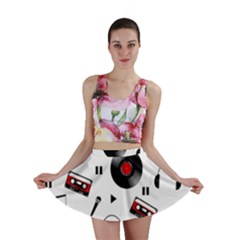 Music Life Mini Skirt by Valentinaart