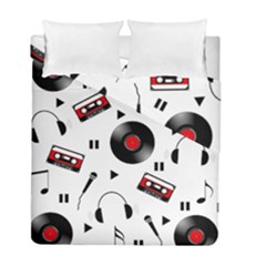 Music Life Duvet Cover Double Side (full/ Double Size) by Valentinaart