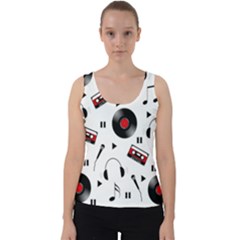 Music Life Velvet Tank Top by Valentinaart