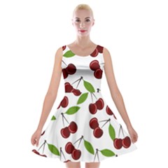 Fruit Life Velvet Skater Dress