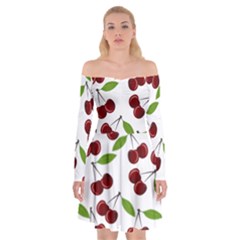 Fruit Life Off Shoulder Skater Dress