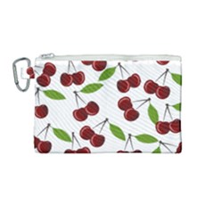 Fruit Life Canvas Cosmetic Bag (medium) by Valentinaart