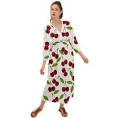 Fruit Life Grecian Style  Maxi Dress