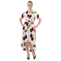 Fruit Life Front Wrap High Low Dress