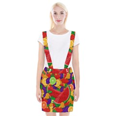 Fruit Life 2  Braces Suspender Skirt by Valentinaart