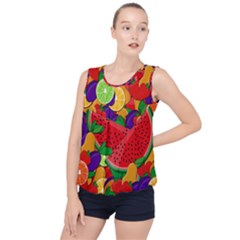 Fruit Life 2  Bubble Hem Chiffon Tank Top by Valentinaart