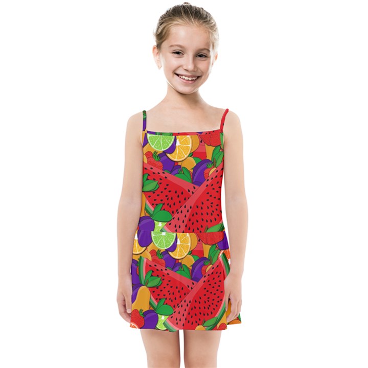 Fruit Life 2  Kids  Summer Sun Dress