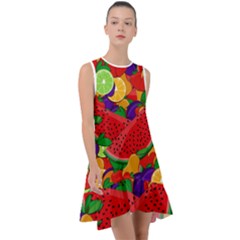 Fruit Life 2  Frill Swing Dress