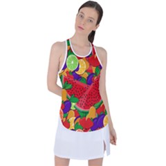 Fruit Life 2  Racer Back Mesh Tank Top by Valentinaart