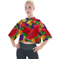 Fruit Life 2  Mock Neck Tee by Valentinaart