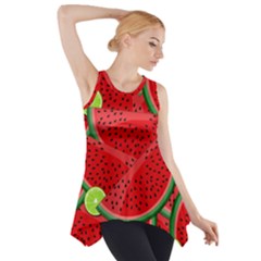 Fruit Life 3 Side Drop Tank Tunic by Valentinaart