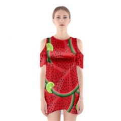 Fruit Life 3 Shoulder Cutout One Piece Dress