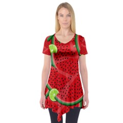 Fruit Life 3 Short Sleeve Tunic  by Valentinaart