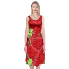 Fruit Life 3 Midi Sleeveless Dress