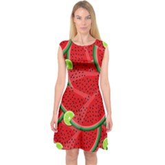 Fruit Life 3 Capsleeve Midi Dress