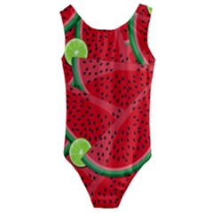 Fruit Life 3 Kids  Cut-out Back One Piece Swimsuit by Valentinaart