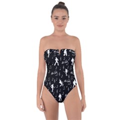 Elvis Tie Back One Piece Swimsuit by Valentinaart