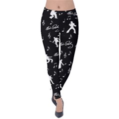 Elvis Velvet Leggings